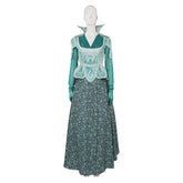 Wicked (2024) Madame Morrible Green Skirt Outfits Cosplay Costume